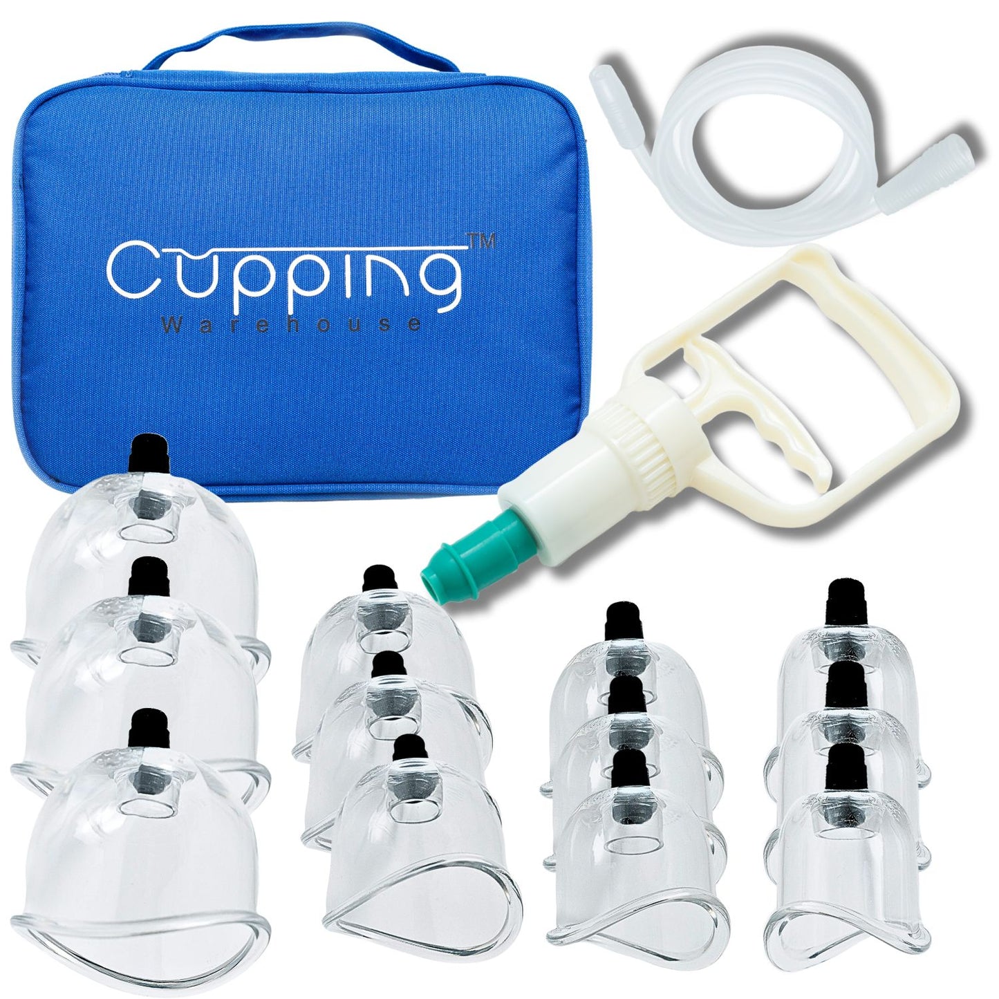 Cupping Warehouse® Poly Curved Cups™ - Polycarbonate Cupping Therapy Cups - US ONLY