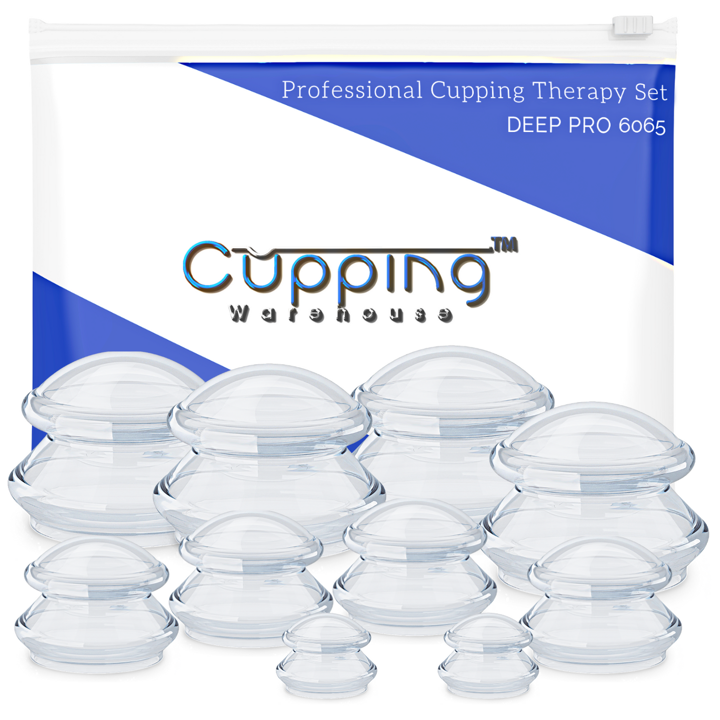 Supreme DEEP PRO 6065 Advanced Harder Silicone Cupping Therapy Sets