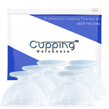 Load image into Gallery viewer, Deep Static Flip™ Cups 6065 Silicone Cupping Therapy Set for Pain- US,CA,MX,BR,AU,UK
