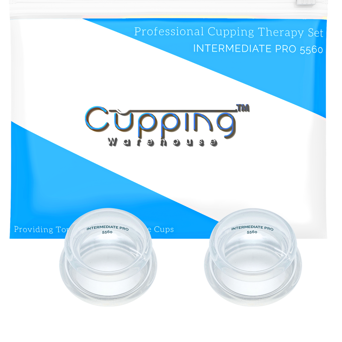 Supreme Intermediate PRO 5560- Beginner Soft Silicone Cupping Therapy Cups