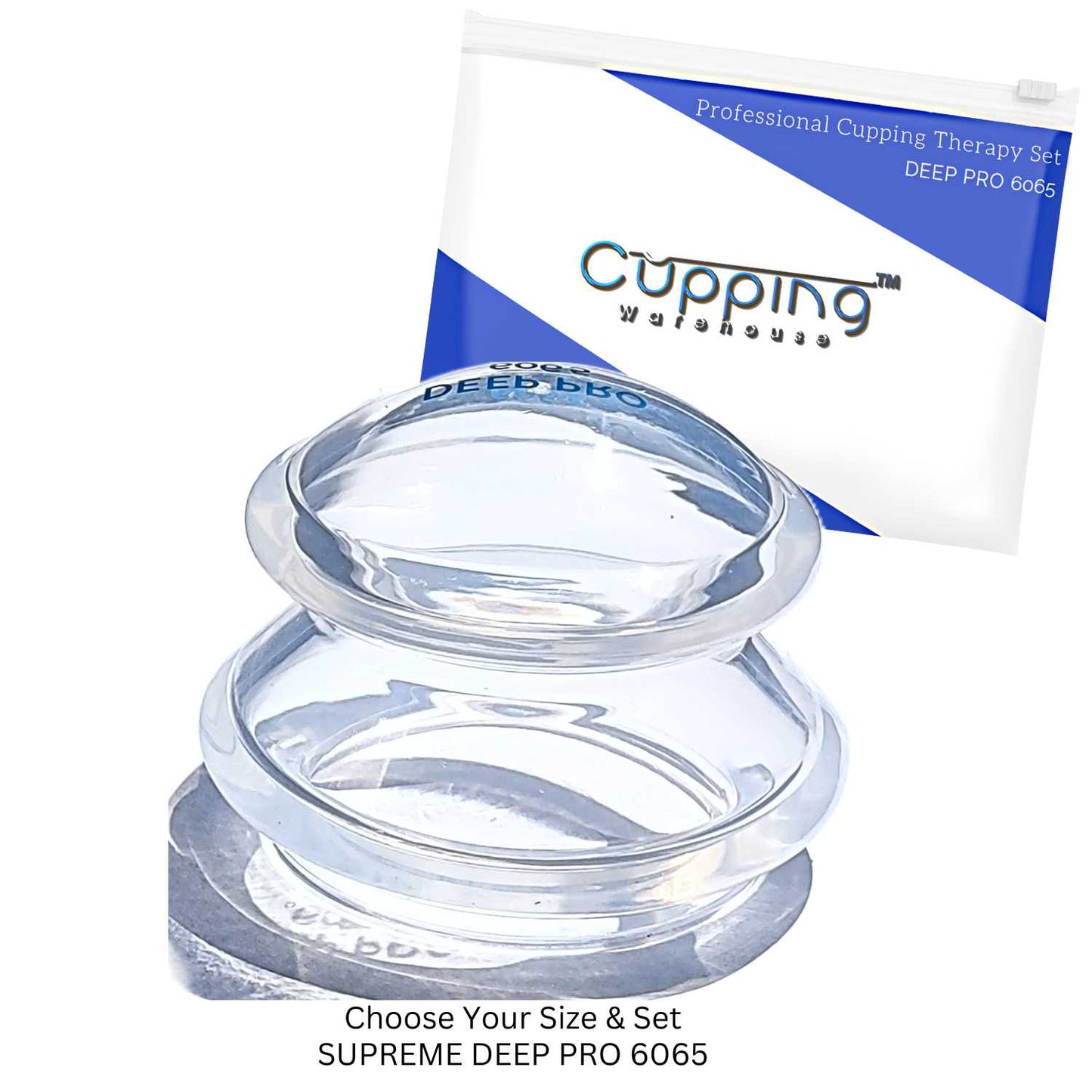 Supreme DEEP PRO 6065 Advanced Harder Silicone Cupping Therapy Sets