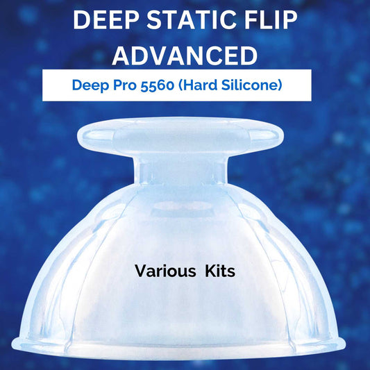 Deep Static Flip™ Cups 6065 Silicone Cupping Therapy Set for Pain- US,CA,MX,BR,AU,UK