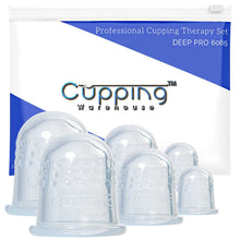 Load image into Gallery viewer, GRIP DEEP PRO 6570- Professional Face and Body Cupping Set -Harder Silicone
