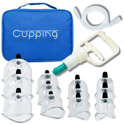 Cupping Warehouse®   Poly Curved Cups™ - Polycarbonate Cupping Therapy Cups - US ONLY