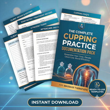 Cupping Therapy Forms: Intake, Consent & SOAP Notes Bundle