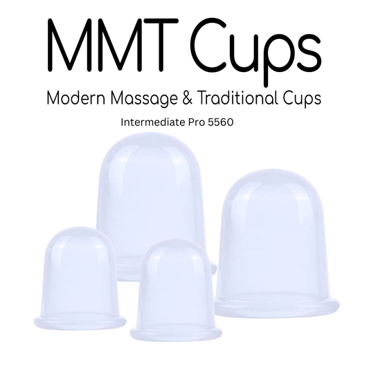 10 Sets of MMT Cups- Original Classic Softer 5560- 2 Large and 2 Small Self Care  Silicone Body Cupping Set-