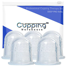 Load image into Gallery viewer, GRIP DEEP PRO 6570- Professional Face and Body Cupping Set -Harder Silicone
