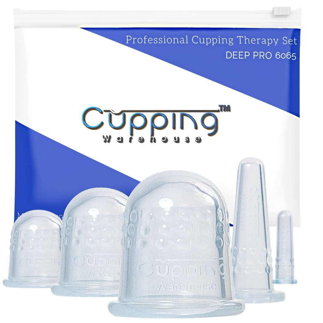 5 GRIP DEEP  PRO 6570- Professional Face and Body Cup Set -Harder Silicone - USA, CANADA, MEXICO, BRAZIL, UK, AUSTRALIA