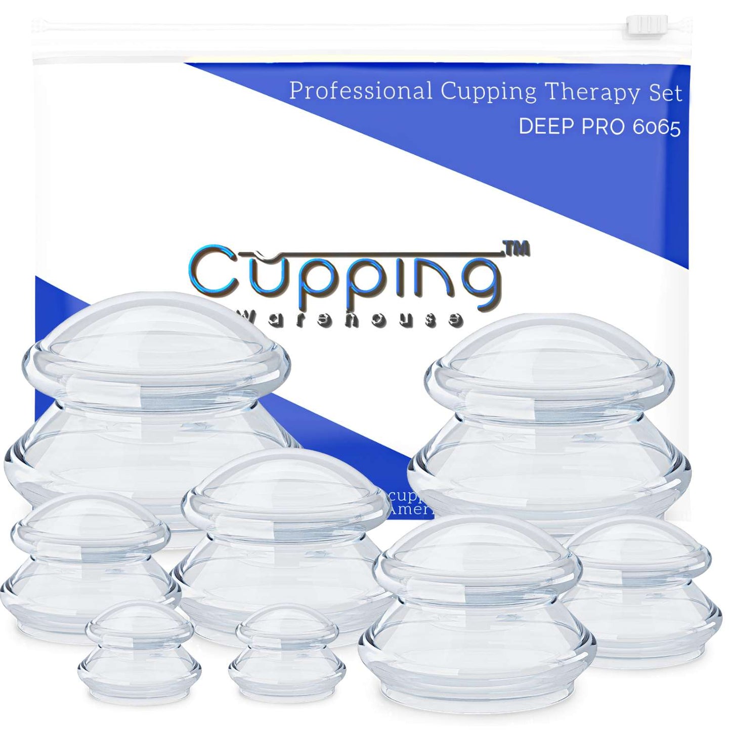 Supreme DEEP PRO 6065 Advanced Harder Silicone Cupping Therapy Sets